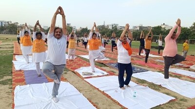 Yoga, in fact, is an exclusively Indian concept and intervention that has taken the world by storm (HT Photo) Yoga, in fact, is an exclusively Indian concept and intervention that has taken the world by storm (HT Photo)