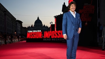 US producer and actor Tom Cruise poses during the premiere of "Mission: Impossible - Dead Reckoning Part One" movie. (AFP) US producer and actor Tom Cruise poses during the premiere of "Mission: Impossible - Dead Reckoning Part One" movie. (AFP)