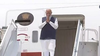 Prime Minister Narendra Modi at John F Kennedy Airport in New York. (Twitter/ANI)
