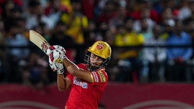 Punjab Kings batter Atharva Taide during the IPL 2023 (PTI) Punjab Kings batter Atharva Taide during the IPL 2023 (PTI)