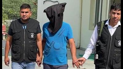 Police said the suspect, Dayaram Nehra, 49, has at least five criminal cases against him. (HT Photo) Police said the suspect, Dayaram Nehra, 49, has at least five criminal cases against him. (HT Photo)