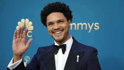 Trevor Noah attends the 74th Primetime Emmy Awards in Los Angeles in September 2022. (Jae C. Hong/Invision/AP) Trevor Noah attends the 74th Primetime Emmy Awards in Los Angeles in September 2022. (Jae C. Hong/Invision/AP)