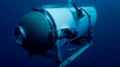 On Monday, June 19, 2023, a rescue operation was underway deep in the Atlantic Ocean in search of the technologically advanced submersible vessel carrying five people to document the wreckage of the Titanic. (AP) On Monday, June 19, 2023, a rescue operation was underway deep in the Atlantic Ocean in search of the technologically advanced submersible vessel carrying five people to document the wreckage of the Titanic. (AP)