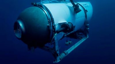 On Monday, June 19, 2023, a rescue operation was underway deep in the Atlantic Ocean in search of the technologically advanced submersible vessel carrying five people to document the wreckage of the Titanic. (AP) On Monday, June 19, 2023, a rescue operation was underway deep in the Atlantic Ocean in search of the technologically advanced submersible vessel carrying five people to document the wreckage of the Titanic. (AP)