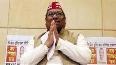 Uttar Pradesh fisheries minister Sanjay Nishad. (HT file photo) Uttar Pradesh fisheries minister Sanjay Nishad. (HT file photo)
