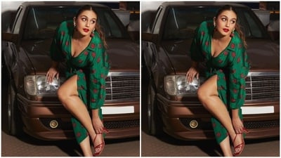 Assisted by makeup artist Ajay Vishwasrao, Huma decked up in nude eyeshadow, black eyeliner, black kohl, mascara-laden eyelashes, drawn eyebrows, contoured cheeks and a shade of bright red lipstick. (Instagram/@iamhumaq) Assisted by makeup artist Ajay Vishwasrao, Huma decked up in nude eyeshadow, black eyeliner, black kohl, mascara-laden eyelashes, drawn eyebrows, contoured cheeks and a shade of bright red lipstick. (Instagram/@iamhumaq)