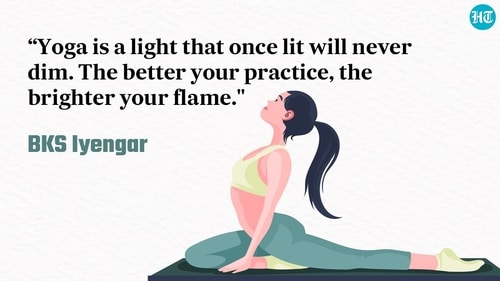 Yoga improves not only your physical well-being, but also your mental health. (HT Photo) Yoga improves not only your physical well-being, but also your mental health. (HT Photo)