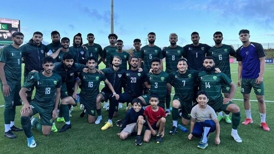 Pakistan were stuck in Mauritius where they had participated in the Four-Nation Cup tournament ahead of the SAFF competition. (footballpakistan.com)
