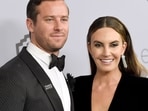 FILE - Armie Hammer, left, and wife Elizabeth Chambers arrive at the InStyle and Warner Bros. Golden Globes afterparty, Jan. 7, 2018, in Beverly Hills, Calif. Hammer has reached a divorce agreement with Chambers, nearly three years after she filed to end their marriage. Hammer's attorney filed documents in Los Angeles Superior Court on Tuesday, June 20, 2023, informing a judge that the actor and Chambers have come to terms over child custody, child support, spousal support and division of assets. (Photo by Chris Pizzello/Invision/AP, File) FILE - Armie Hammer, left, and wife Elizabeth Chambers arrive at the InStyle and Warner Bros. Golden Globes afterparty, Jan. 7, 2018, in Beverly Hills, Calif. Hammer has reached a divorce agreement with Chambers, nearly three years after she filed to end their marriage. Hammer's attorney filed documents in Los Angeles Superior Court on Tuesday, June 20, 2023, informing a judge that the actor and Chambers have come to terms over child custody, child support, spousal support and division of assets. (Photo by Chris Pizzello/Invision/AP, File)
