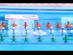International Yoga Day: Indian Army personnel performs underwater yoga. International Yoga Day: Indian Army personnel performs underwater yoga.
