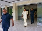Wrestling Federation of India (WFI) chief Brij Bhushan Sharan Singh at his residence. Delhi Police on Thursday filed a final report before a court seeking cancellation of a sexual harassment case filed by a minor wrestler against WFI chief Brij Bhushan Singh.