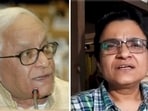 Former West Bengal chief minister Buddhadeb Bhattacharya and his daughter Suchetana Bhattacharya. Former West Bengal chief minister Buddhadeb Bhattacharya and his daughter Suchetana Bhattacharya.