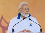Prime Minister Narendra Modi at the UN headquarters in New York on Wednesday. Prime Minister Narendra Modi at the UN headquarters in New York on Wednesday.