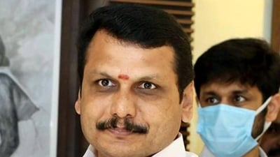 Balaji was arrested by the Enforcement Directorate earlier this month on money laundering charges. (ANI) Balaji was arrested by the Enforcement Directorate earlier this month on money laundering charges. (ANI)
