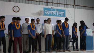 A total of 40 students from all categories, who are enrolled in the ‘Super 100’ programme in Rewari being run by the Haryana government in collaboration with the NGO, Vikalp, qualified the engineering entrance test JEE Advanced 2023, results of which were declared on Sunday. (HT Photo) A total of 40 students from all categories, who are enrolled in the ‘Super 100’ programme in Rewari being run by the Haryana government in collaboration with the NGO, Vikalp, qualified the engineering entrance test JEE Advanced 2023, results of which were declared on Sunday. (HT Photo)