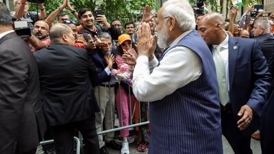 PM Modi will attend a background briefing by Assistant Secretary of State for South and Central Asia Donald Lu in the US capital. (PIB) PM Modi will attend a background briefing by Assistant Secretary of State for South and Central Asia Donald Lu in the US capital. (PIB)