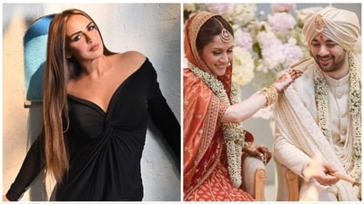 Esha Deol took to Instagram Stories to shower love on Karan Deol and Drisha Acharya.