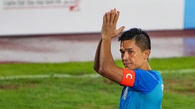 Sunil Chhetri's hat-trick helped India to an easy win (PTI) Sunil Chhetri's hat-trick helped India to an easy win (PTI)