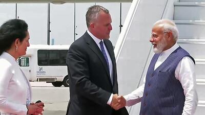 Prime Minister Narendra Modi arriving in New York on Tuesday. (ANI)