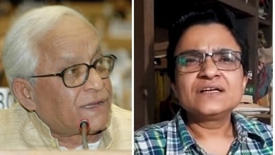Former West Bengal chief minister Buddhadeb Bhattacharya and his daughter Suchetana Bhattacharya. Former West Bengal chief minister Buddhadeb Bhattacharya and his daughter Suchetana Bhattacharya.