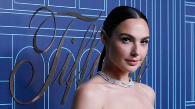 Israeli actress Gal Gadot attends Tiffany & Co reopening of NYC Flagship store, The Landmark in New York City on April 27, 2023. (Photo by KENA BETANCUR / AFP) (AFP) Israeli actress Gal Gadot attends Tiffany & Co reopening of NYC Flagship store, The Landmark in New York City on April 27, 2023. (Photo by KENA BETANCUR / AFP) (AFP)