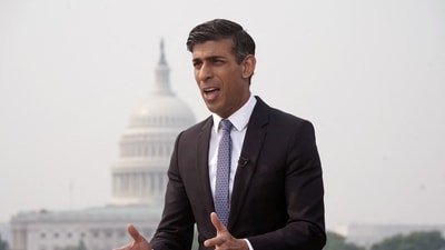 UK PM Rishi Sunak (File Photo) (via REUTERS)