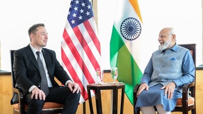 Tesla CEO Elon Musk and Prime Minister Narendra Modi. Tesla CEO Elon Musk and Prime Minister Narendra Modi.