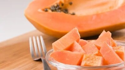 Papaya: Known for its roughage and fiber content, Papaya is also a rich source of Vitamin C Vitamin A and Vitamin E.&nbsp; (Unsplash)