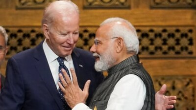 Prime Minister Modi with US President Joe Biden. (AFP file) Prime Minister Modi with US President Joe Biden. (AFP file)
