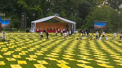 "At around 5:30 pm IST, I will participate in the Yoga program which is being organised at the headquarters of the United Nations. The coming together of more than 180 countries on India's call is historic. When the proposal for Yoga Day came to the United Nations General Assembly in 2014, it was supported by a record number of countries," PM Modi said in a video message on Wednesday morning. (ANI) "At around 5:30 pm IST, I will participate in the Yoga program which is being organised at the headquarters of the United Nations. The coming together of more than 180 countries on India's call is historic. When the proposal for Yoga Day came to the United Nations General Assembly in 2014, it was supported by a record number of countries," PM Modi said in a video message on Wednesday morning. (ANI)