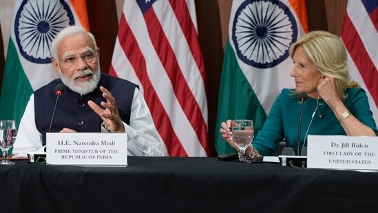 PM Modi suggested starting an India-US teachers' exchange programme and hackathons on different issues.&nbsp;(AP)