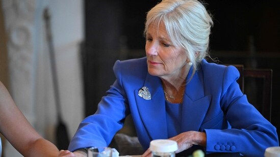 US First Lady Jill Biden. (AFP)