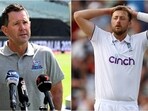 Ricky Ponting (L) criticised Ollie Robinson for namedropping him after the spat with Usman Khawaja Ricky Ponting (L) criticised Ollie Robinson for namedropping him after the spat with Usman Khawaja