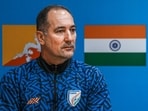 Indian head coach Igor Stimac during a press conference ahead of SAFF Championship