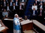 India's Prime Minister Narendra Modi addresses a joint meeting of Congress, at the Capitol in Washington, Thursday, June 22, 2023. (AP Photo/J. Scott Applewhite) India's Prime Minister Narendra Modi addresses a joint meeting of Congress, at the Capitol in Washington, Thursday, June 22, 2023. (AP Photo/J. Scott Applewhite)