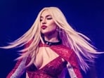Ava Max was slapped by a man who hopped onstage during a recent concert. Ava Max was slapped by a man who hopped onstage during a recent concert.