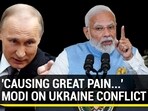 'CAUSING GREAT PAIN...' MODI ON UKRAINE CONFLICT