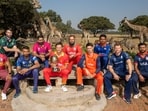 Captains of all participating teams pose for group photograph ahead of the ICC World Cup 2023 qualifiers