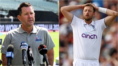 Ricky Ponting (L) criticised Ollie Robinson for namedropping him after the spat with Usman Khawaja (File/Reuters) Ricky Ponting (L) criticised Ollie Robinson for namedropping him after the spat with Usman Khawaja (File/Reuters)