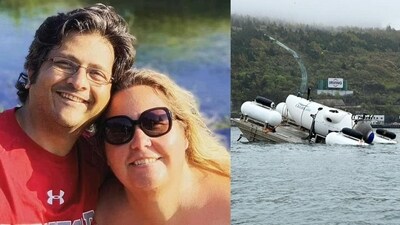 Shahzada Dawood and his wife Christine Dawood (left) had survived a "plane plunge" (Facebook)