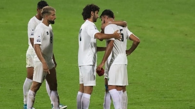 Pakistan players react after their loss against India at SAFF Championship (AFP) Pakistan players react after their loss against India at SAFF Championship (AFP)