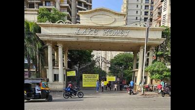 Mumbai, India - June 22, 2023 : CC Road work in Chandivali, Andheri, in Mumbai, India, on Thursday, June 22, 2023. (Photo by Vijay Bate/HT Photo) Mumbai, India - June 22, 2023 : CC Road work in Chandivali, Andheri, in Mumbai, India, on Thursday, June 22, 2023. (Photo by Vijay Bate/HT Photo)