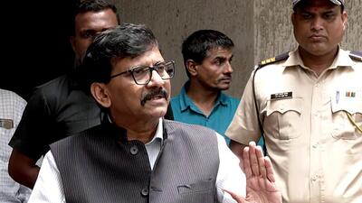 Mumbai, May 11 (ANI): Shiv Sena (Uddhav Thackeray) leader Sanjay Raut addresses media after the verdict of Supreme Court over Maharashtra politics crisis, in Mumbai on Thursday. (ANI Photo) (ANI) Mumbai, May 11 (ANI): Shiv Sena (Uddhav Thackeray) leader Sanjay Raut addresses media after the verdict of Supreme Court over Maharashtra politics crisis, in Mumbai on Thursday. (ANI Photo) (ANI)