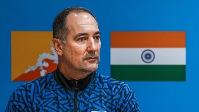 Indian head coach Igor Stimac during a press conference ahead of SAFF Championship (PTI)