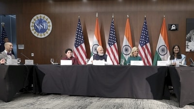 "We are bringing together our entire administration, including agencies like NSF to partner with employers, unions, schools and local governments so we can ensure that students have what they need to pursue these careers. That's the Biden education pathway. It starts with free, high-quality, universal free school and creates a high school experience that prepares students for their next steps," the First Lady said.&nbsp; (PTI)