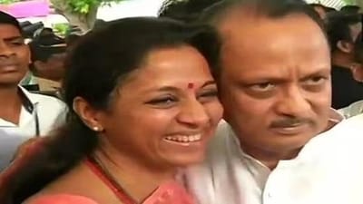 Supriya Sule said as a sister she wants her brother Ajit Pawar's all wishes to be fulfilled. (HT_PRINT) Supriya Sule said as a sister she wants her brother Ajit Pawar's all wishes to be fulfilled. (HT_PRINT)