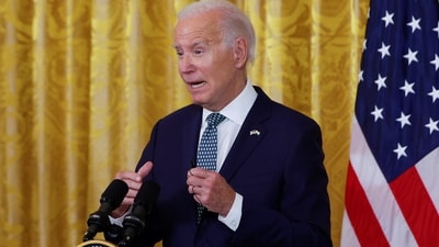 U.S. President Joe Biden answers a question during a joint press conference with India’s Prime Minister Narendra Modi at the White House in Washington, U.S., June 22, 2023. (REUTERS)