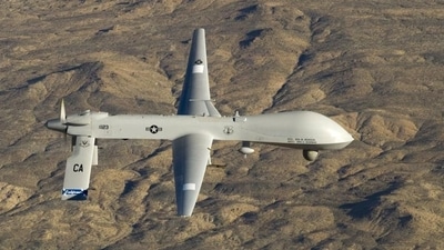MQ-9B Predator drones, experts believe, would help it strengthen its defence capabilities. (Reuters File Photo) MQ-9B Predator drones, experts believe, would help it strengthen its defence capabilities. (Reuters File Photo)