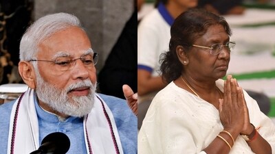 PM Modi lauded President Droupadi Murmu in his address at the US Congress. (File) PM Modi lauded President Droupadi Murmu in his address at the US Congress. (File)