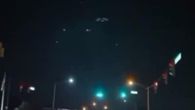 Screengrab of the video of UFO spotted in Middletown, Ohio. Screengrab of the video of UFO spotted in Middletown, Ohio.